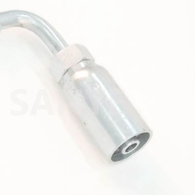 Plated White CNC Machining Customized Hydraulic Hose Crimp Joint Fittings Adaptor