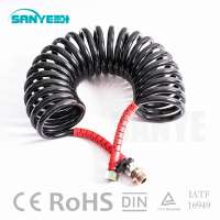 Nylon Aircoils and Trailer service line suzi hose air coil air brake pu spiral coils suzi