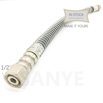 22'' RUBBER AIR BRAKE HOSE ASSEMBLIES - 3/8'' I.D. with 1/2 FNPT