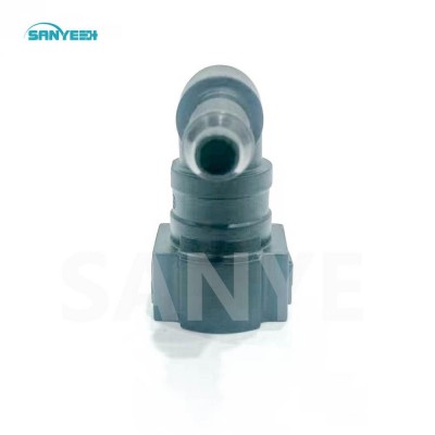 SAE J2044 OEM specifications Elbow Fitting Push to Lock Reducing PA6 Plastic Pipe Fitting 2 Buttons to Hose Barb Connector