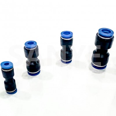 4/6/8/10/12/14/16mm Equal Head Code Straight Push to Connect Adaptor for Glass Water Hose, Sprayer Nozzle Hose